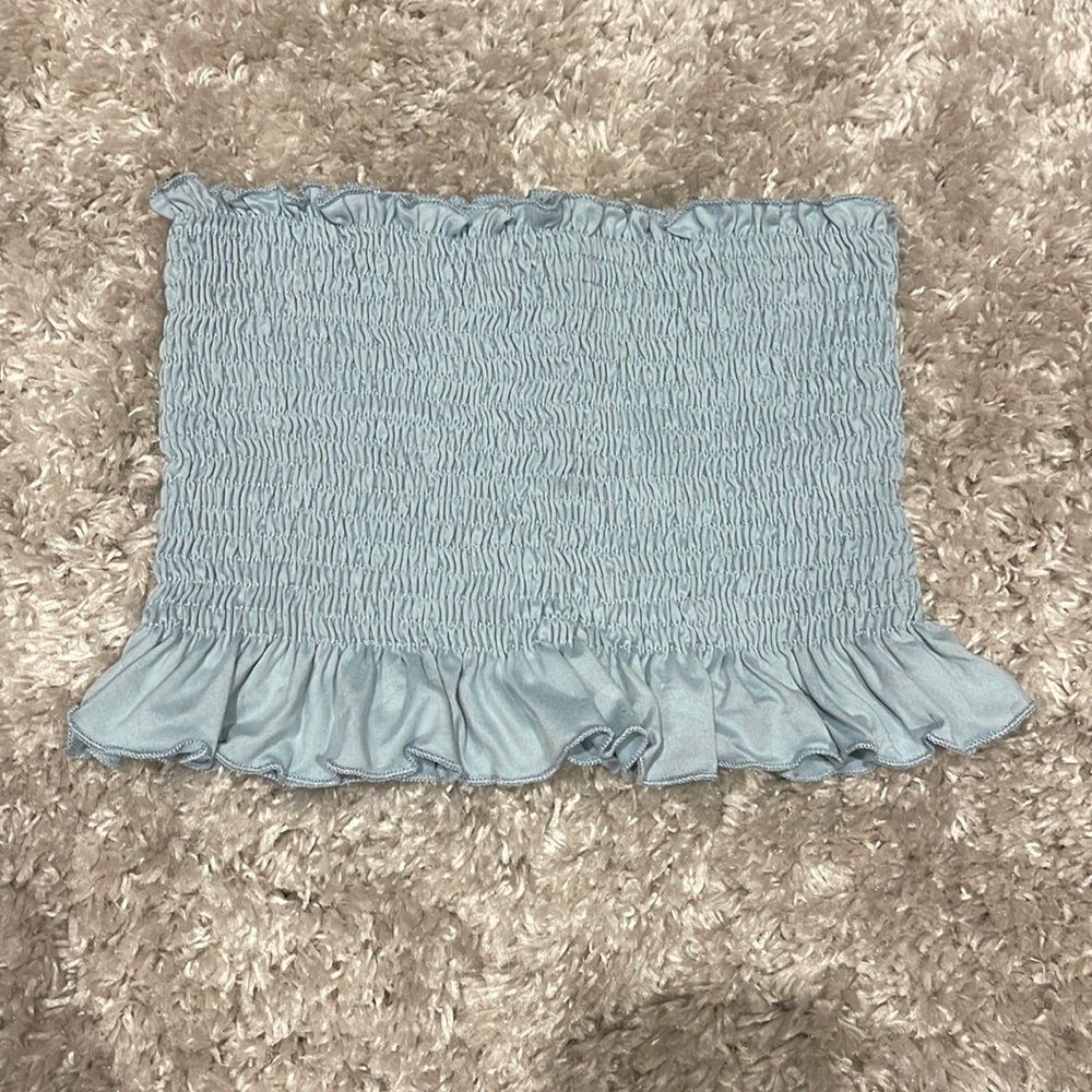Ruffle Tube Top